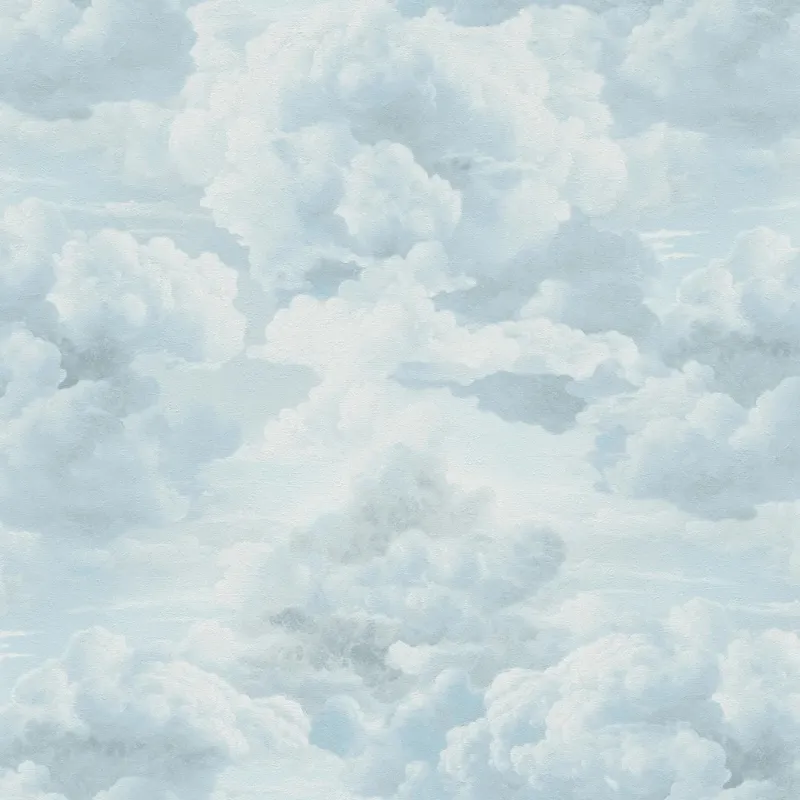Sample Cloudy Dreams Wallpaper Navy