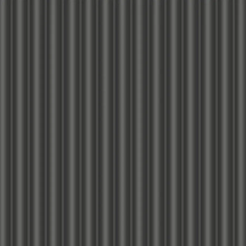 Sample Fluted Panel Wallpaper Charcoal