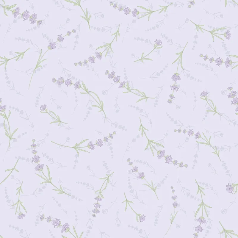 Sample Lavender Cascade Wallpaper Lilac