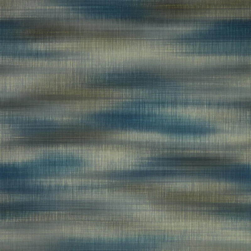 Sample Lucia Wallpaper Blue and Gilded