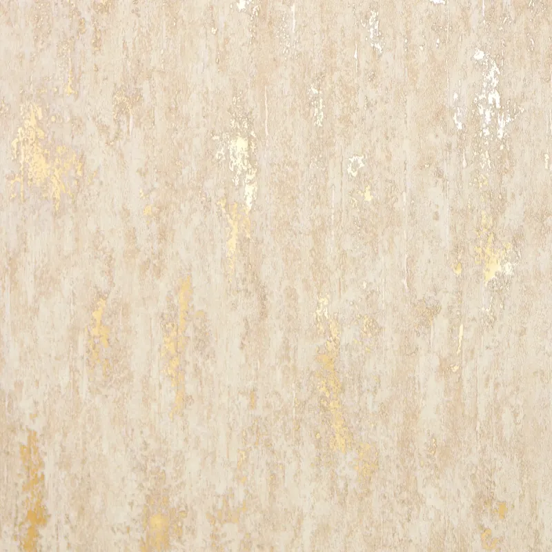 Sample Manhattan Modern Wallpaper Oatmeal and Aurum