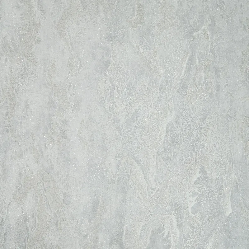 Sample Nador Wallpaper Light Grey and Gilded Glitter
