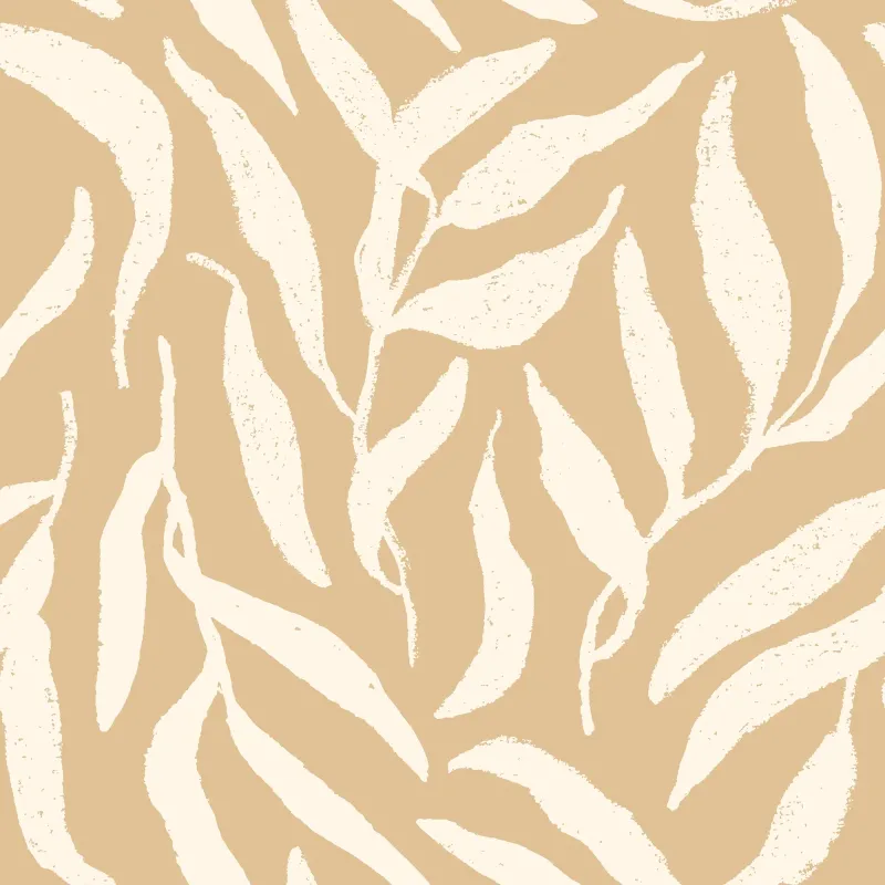 Sample Olive Leaf Wallpaper Caramel Latte