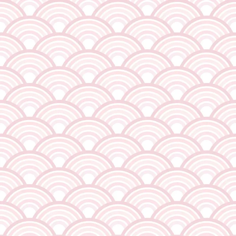 Sample Prismatic Magic Wallpaper Pink and White