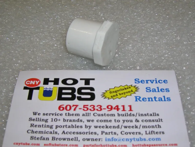 1/2" SCH 40 PVC Plug