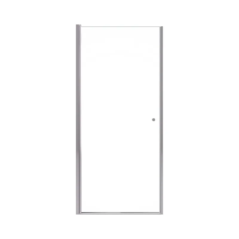 Semi Frameless Circular Pivot Shower Door 1 / 4" Sgcc Tempered Glass