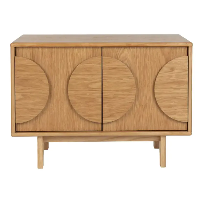 Sideboard Groove 2 Doors Real Oak