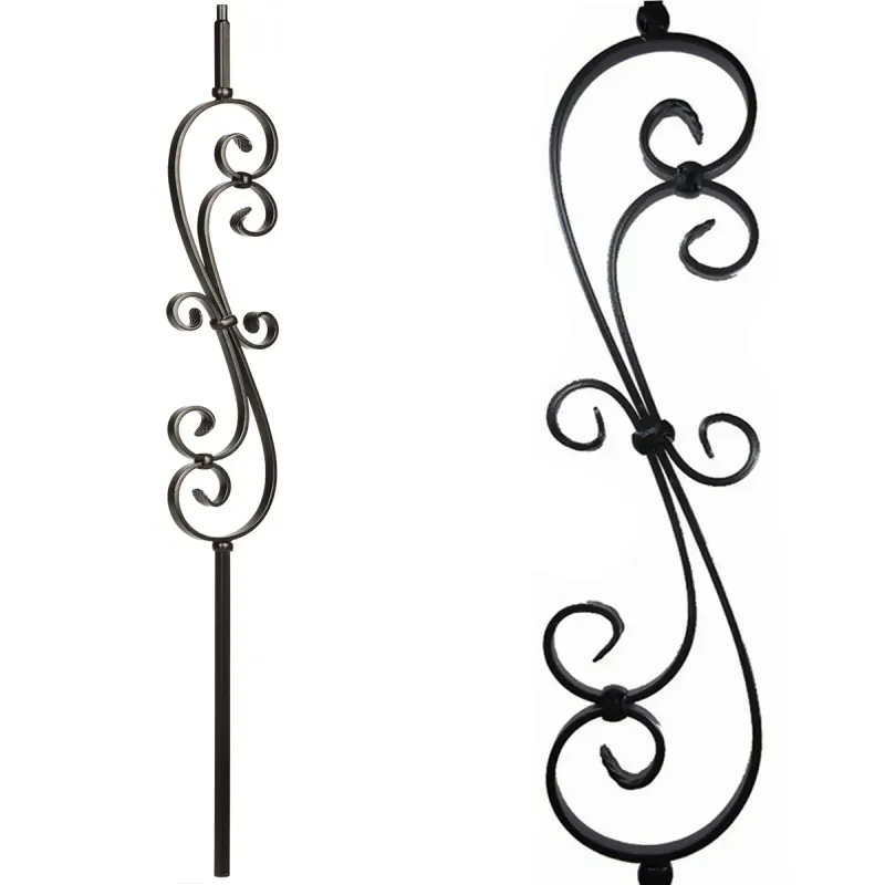 Skinny Scroll Iron Baluster Home & Workshop