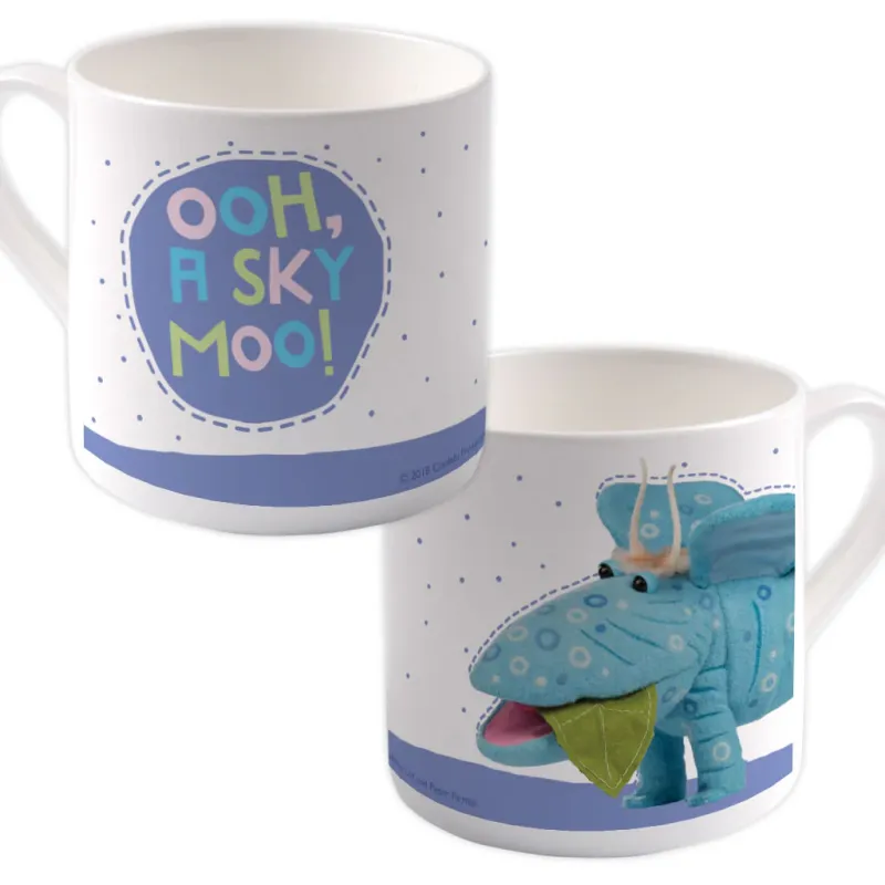Sky Moo Clangers Bone China Mug Easy Installation
