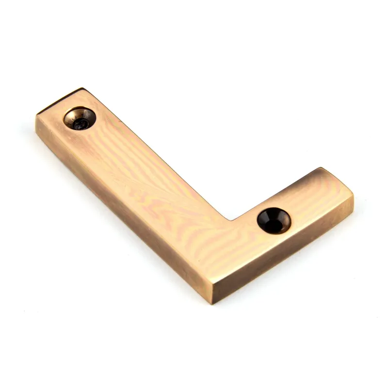 Smooth Bronze Letter L | From Anvil