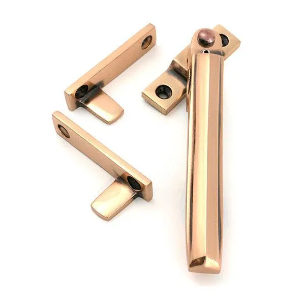 Smooth Bronze Night-Vent Locking Art Deco Fastener