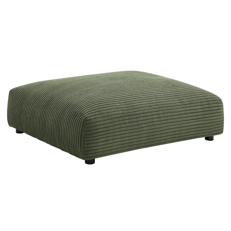 Solace Add-on Corduroy Upholstered Ottoman Modway