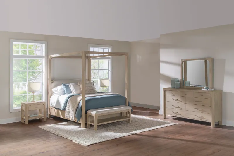 Solano 4-piece Queen Bedroom Place Weathered Mango