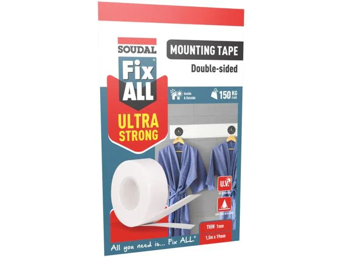 SOUDAL 1.5M x 19MM FIX ALL INSTALL TAPE