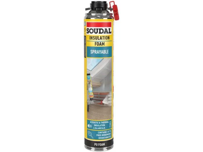 SOUDAL 750ML GUN GRADE SPRAY INSULATION - 800793