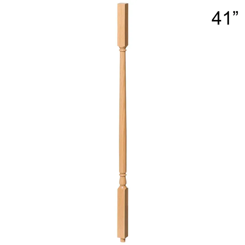 41" Square Top Wood Baluster 5141