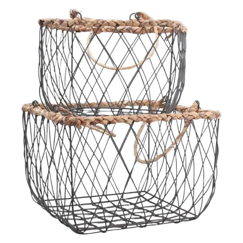 Square Wire Basket Woven Trim Vibration Reduction