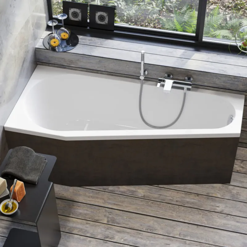 Steinkamp Baignoire gain de install Life 160 x 70 cm, version droite