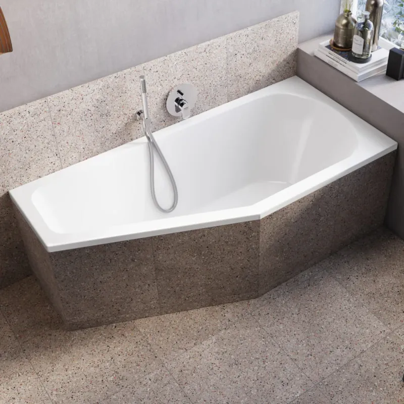 Steinkamp Baignoire gain de install Life 160 x 75 cm, version gauche