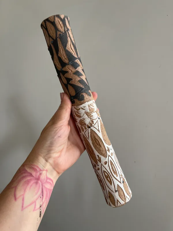 Stoneware Rainstick No. 2