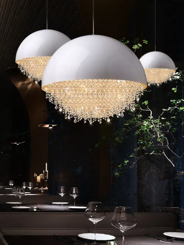 Stud Finder Afralia™ Crystal Chandelier: Nordic Premium Lighting Living Room, Bedroom, and Dining Area