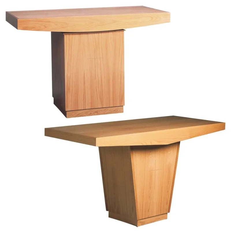 Stud Finder Incised Cross Altar