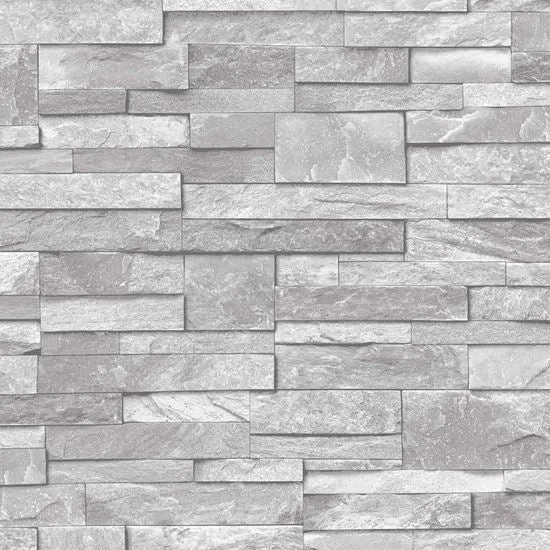 Stud Finder Inhibition Stone Grey Wallpaper