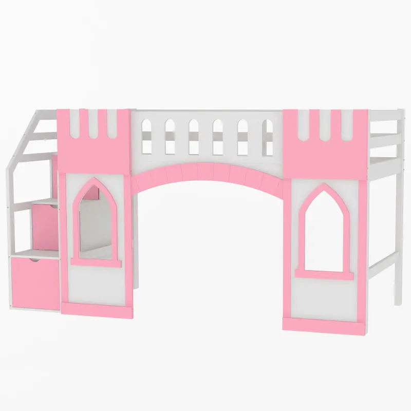 Stud Finder Loft Bed Storage Staircase And Windows
