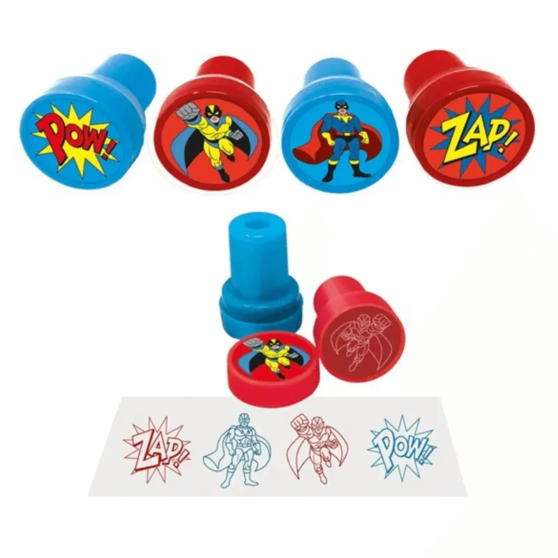 Super Hero Ink Stampers 3.5cm