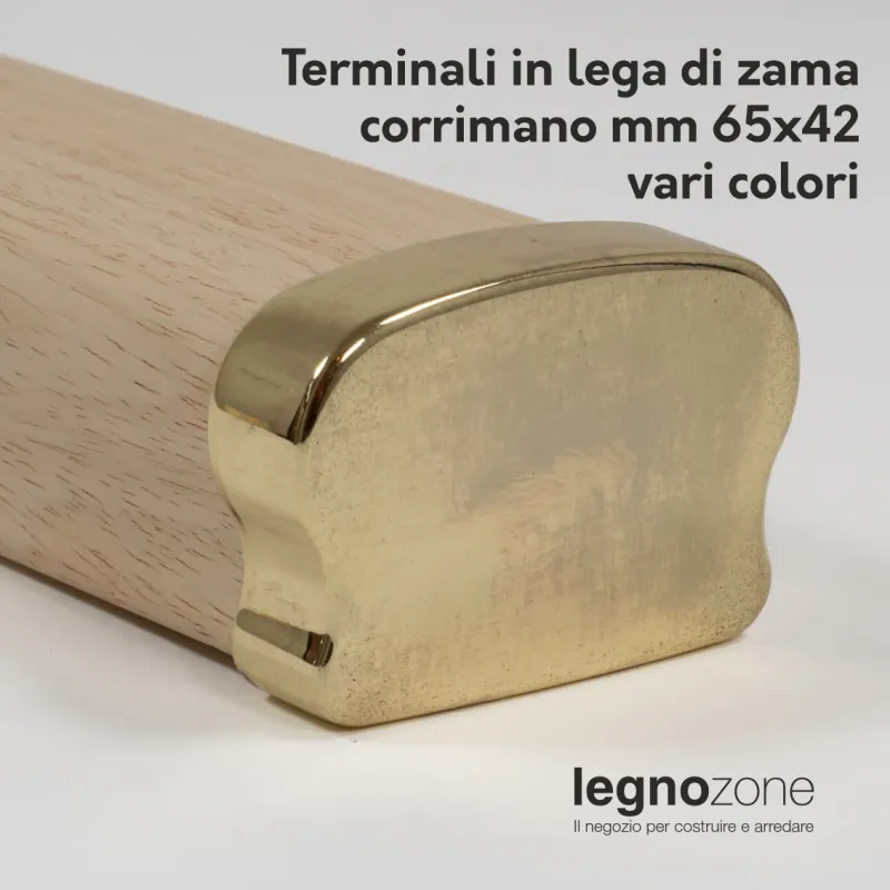 Terminale di rifintura per corrimano grande Industrial Design