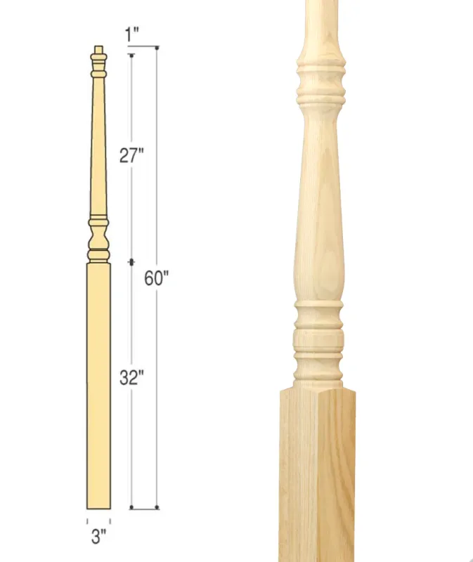 Timeless Angle/Landing Newel : C-4215