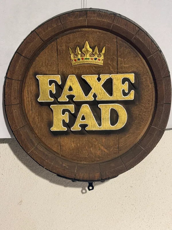 Timeless FAXE FAD Beer Sign. Work Light