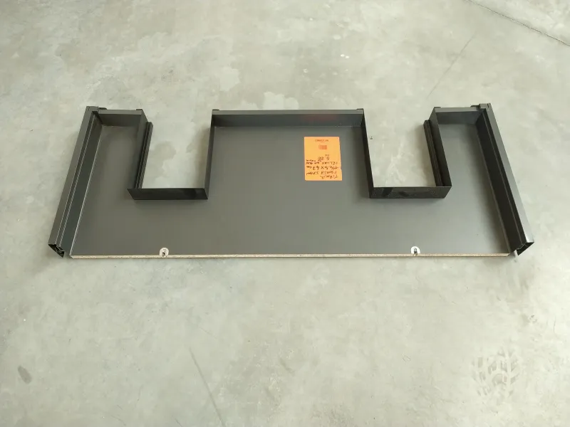 Tiroir 2 prof sortie siphon LADEU 43x114 cm noir