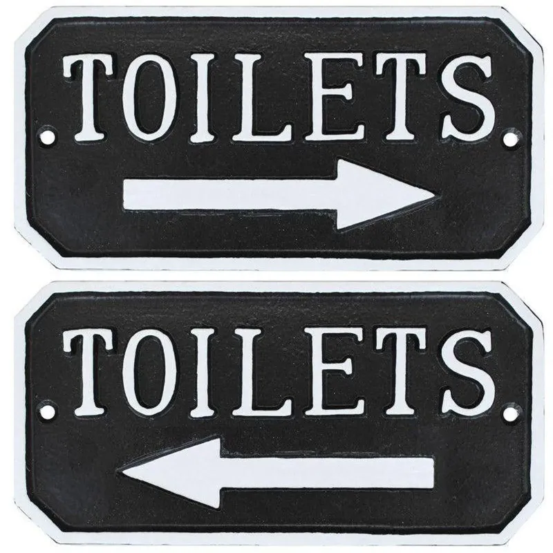 Toilets + Arrow Sign 3-Year Service Plan