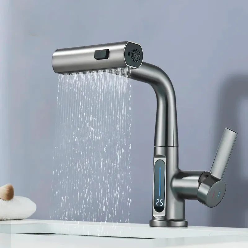 Torneira Monocomando Electronic Cascata para Banheiro - Design Moderno e Funcional