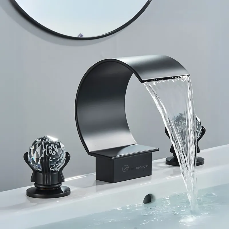 Torneira Para Banheiro Misturador Duplocomando Cascata Milano Kit Accessories