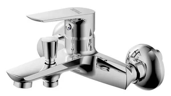 Total Single Lever Bath Shower Mixer Brass Clay