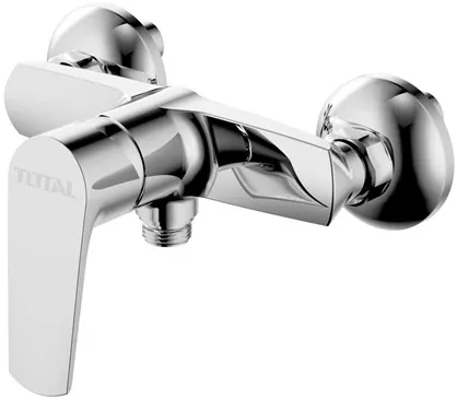 Total Single Lever Shower Mixer Brass Stoneware