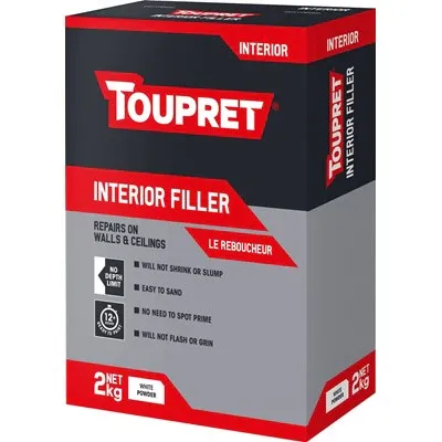 Toupret Interior Filler 2kg Quick-Release