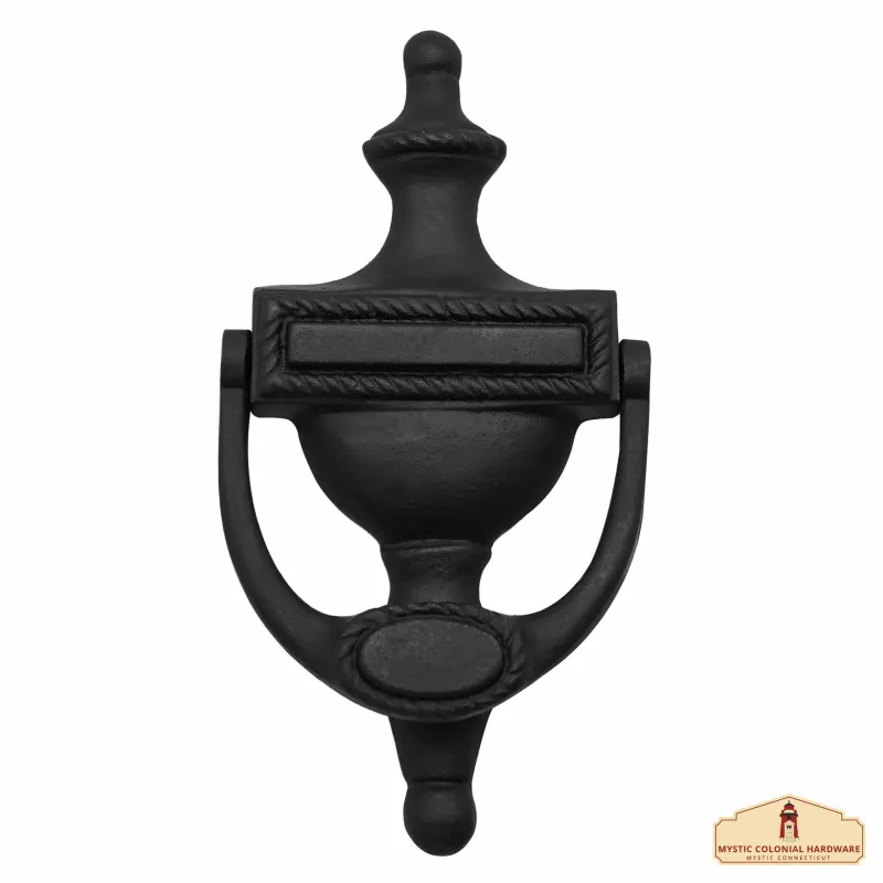 Traditional Cast Iron Victorian Door Knocker: Ideal Colonial, Classic, Steampunk, Gothic, Baroque, and Medieval Settings, ...