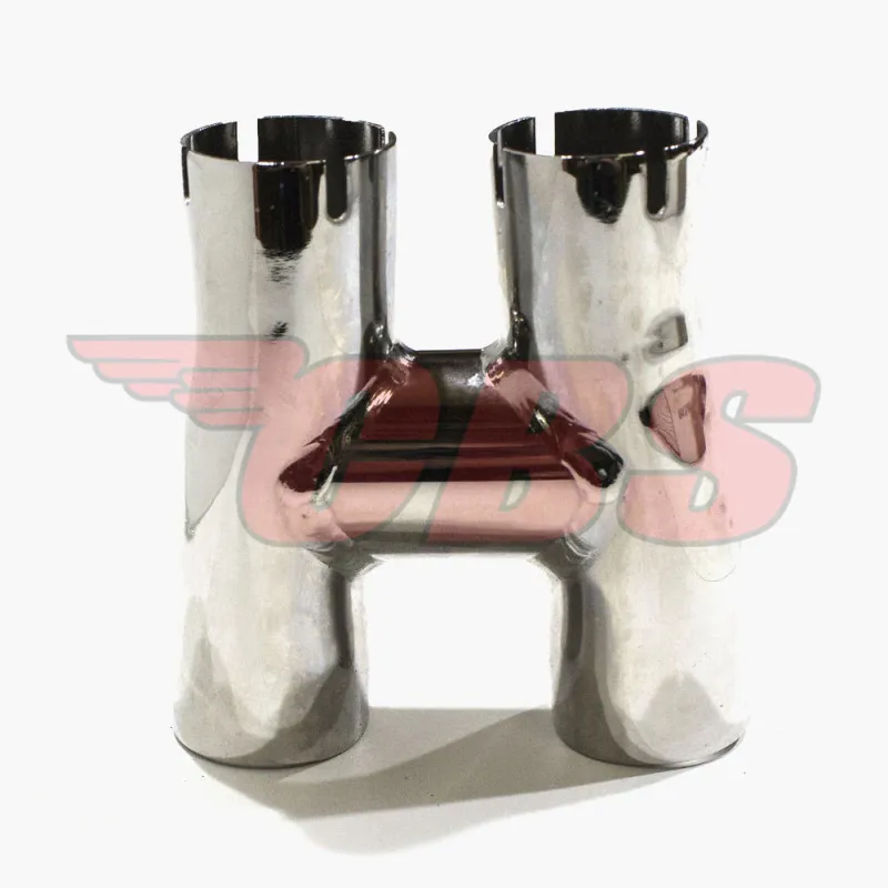 Triumph High-Pipe "H Piece" Connector (1) 70-9673 - T100C / TR6C - 1969-72