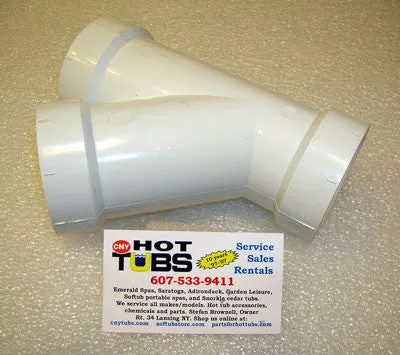 Typical PVC 'Y' Fitting 1 1/2 inch