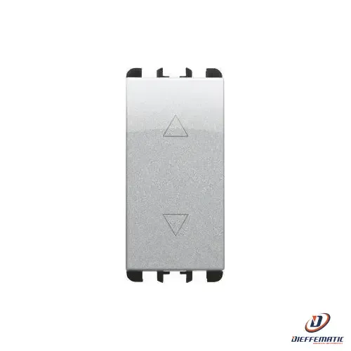 Urmet Commutatore 3 Posizioni 1P 10A 1M Alluminio 10140Al Installazione Civile