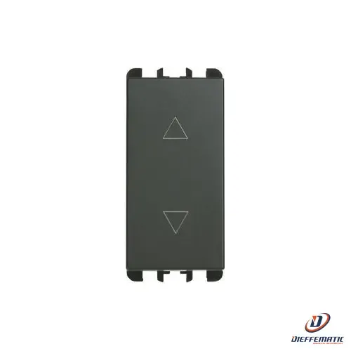 Urmet Commutatore 3 Posizioni Morsetti Vite 1 Modulo 10A Nea Antracite 10140