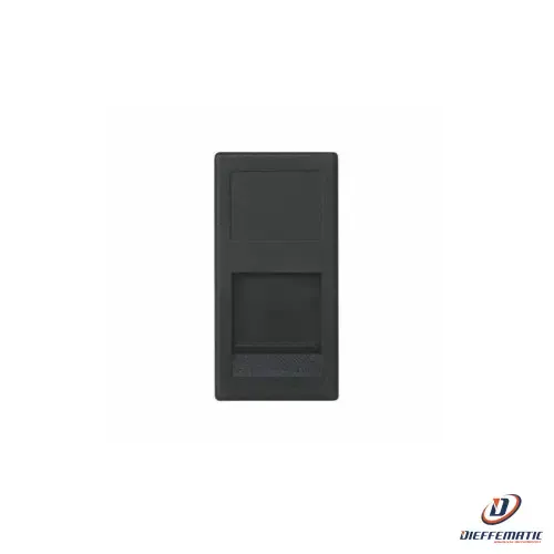 Urmet Frontalino Presa Rj45 Keystone 1 Modulo Antracite 12100/A76-14 Originale