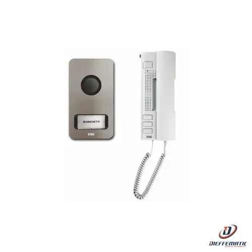 Urmet Kit Monofamiliare Audio Con Mikra E Utopia, 2 Fili 1122/31 Comunicazione