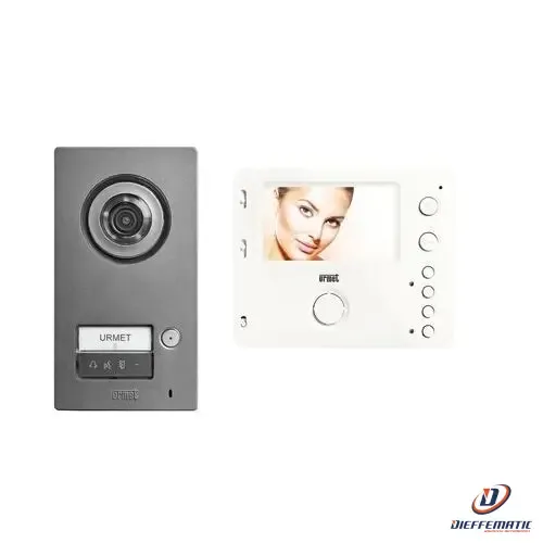 Urmet Kit Monofamiliare Mikra2 Miro Vivavoce 2 Fili 1784/771 Comunicazione Nuovo