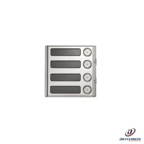 Urmet Modulo 4 Pulsanti Con Espansore Integrato, Sinthesi Reinforced, 2Voice 1158/84