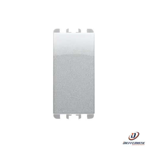 Urmet Pulsante, Morsetti Vite, 1 Modulo, 1P Nc 10A, Nea, Alluminio 10109Al