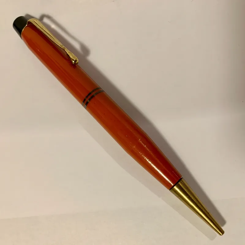 Vintage Danish blush red pencil from mid 1900s